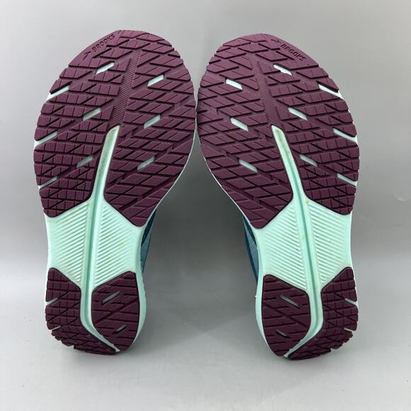 Brooks Hyperion Tempo Running Shoes Women Size 7 B Blue Green Comfort Sneakers - Picture 7 of 9